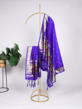 Designer Jacquard Paithani Weaving Zari Work Dupatta with Tassels