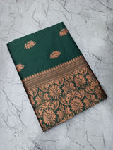Banarasi Soft Lichi Silk Rich Jacquard Work Designer Saree with Blouse