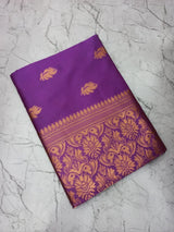 Banarasi Soft Lichi Silk Rich Jacquard Work Designer Saree with Blouse