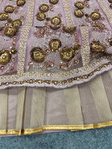 Pink Soft Net Heavy Sequins, Zari & Dori Embroidered Designer Bridal Lehenga Choli Set